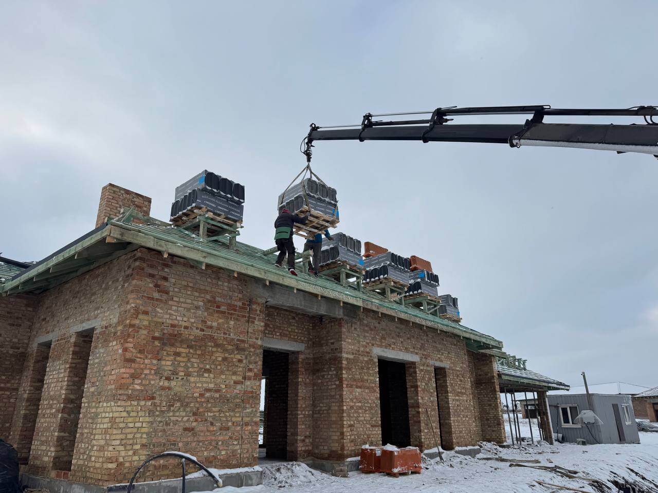 Установка покрівлі